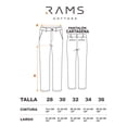 thumbnail image 5 of Pantalón Blanco Slim Fit De Gabardina De Algodón Para Caballero, 5 of 5