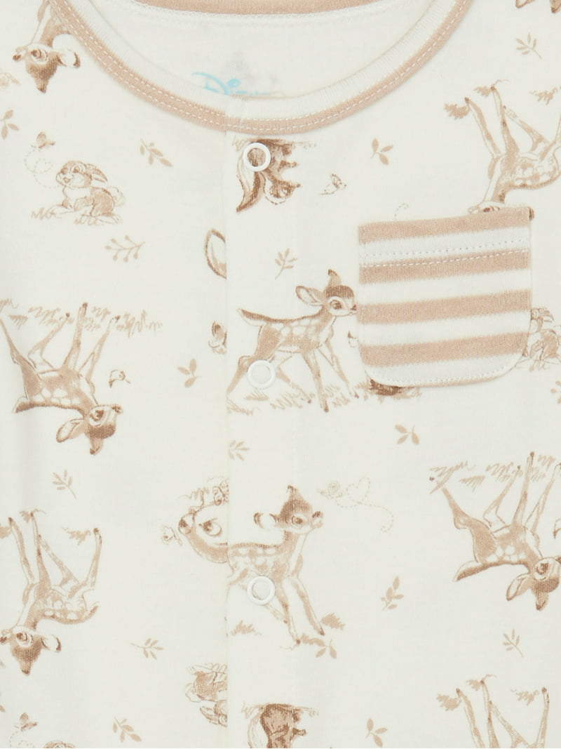 ワンピース Bambi Bambi Disney Baby Wishes Footie Sleep 'N Play Onesie Preemie