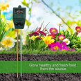 thumbnail image 4 of Probador de suelo 3 en 1, medidor de humedad/luz/ph del suelo, herramienta de kit de prueba de césped para granja de jardinería, sonda digital para plantas, hidrómetro de agua para probador, 4 of 5