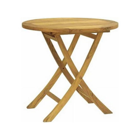 WholesaleTeak Outdoor Patio Grade-A Teak Wood 19" Round Side Table / End Stool #WMAXRT
