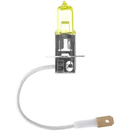 NZRUANE 2x H3 Halogen 3000K 55W Fog Lights Driving Light Bulbs Yellow Bulb Car/Truck NEW C5K5