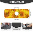 thumbnail image 2 of Sikiie 3D Sunflowers Splash Guard for Sink Faucet-1 PC Super Absorbent Fast Drying Mat Sink Gadgets-Splash Guard for Kitchen, Sink Mat, 2 of 7