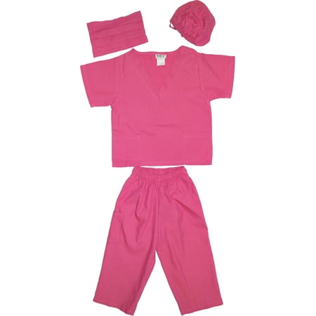 

Kids Doctor Dress up Surgeon Costume Set available in 13 Colors for 1-14 Years