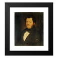 thumbnail image 2 of Hendrik Scheffer 20x23 Black Modern Framed Museum Art Print Titled - Portrait of a Man. (1836), 2 of 5