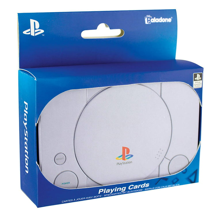 PlayStation Playing Cards, Standard Deck of Cards with Storage Tin