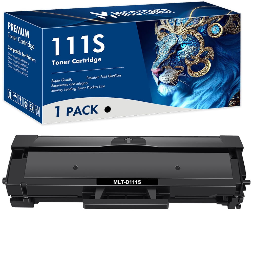 MICOTONER 1-Pack Compatible Toner Cartridge for Samsung MLT-D111S 111S Xpress SL-M2020 SL-M2022 SL-M2070 SL-M2026W Printer (Black)
