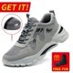 thumbnail image 1 of Zapatos de trabajo de seguridad para hombre, puntera de acero indestructible antigolpes, botas a prueba de pinchazos, zapatillas ligeras para hombre y mujer, cómodas zapatillas 40 esquí esquí Gafas de esquí, 1 of 1