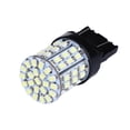 thumbnail image 2 of 2X T20 W21W 7443 7440 LED 64-SMD 1206 Bombilla de luz de freno de parada trasera blanca, 2 of 9
