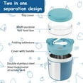 thumbnail image 2 of Grusce Bocal Alimentaire Doublement Isolé avec Récipient à Collation et Cuillère, Bocal Alimentaire Étanche à Large Ouverture en Acier Inoxydable, Bocal Alimentaire Portable pour Enfants pour Aliments Chauds, 2 of 7