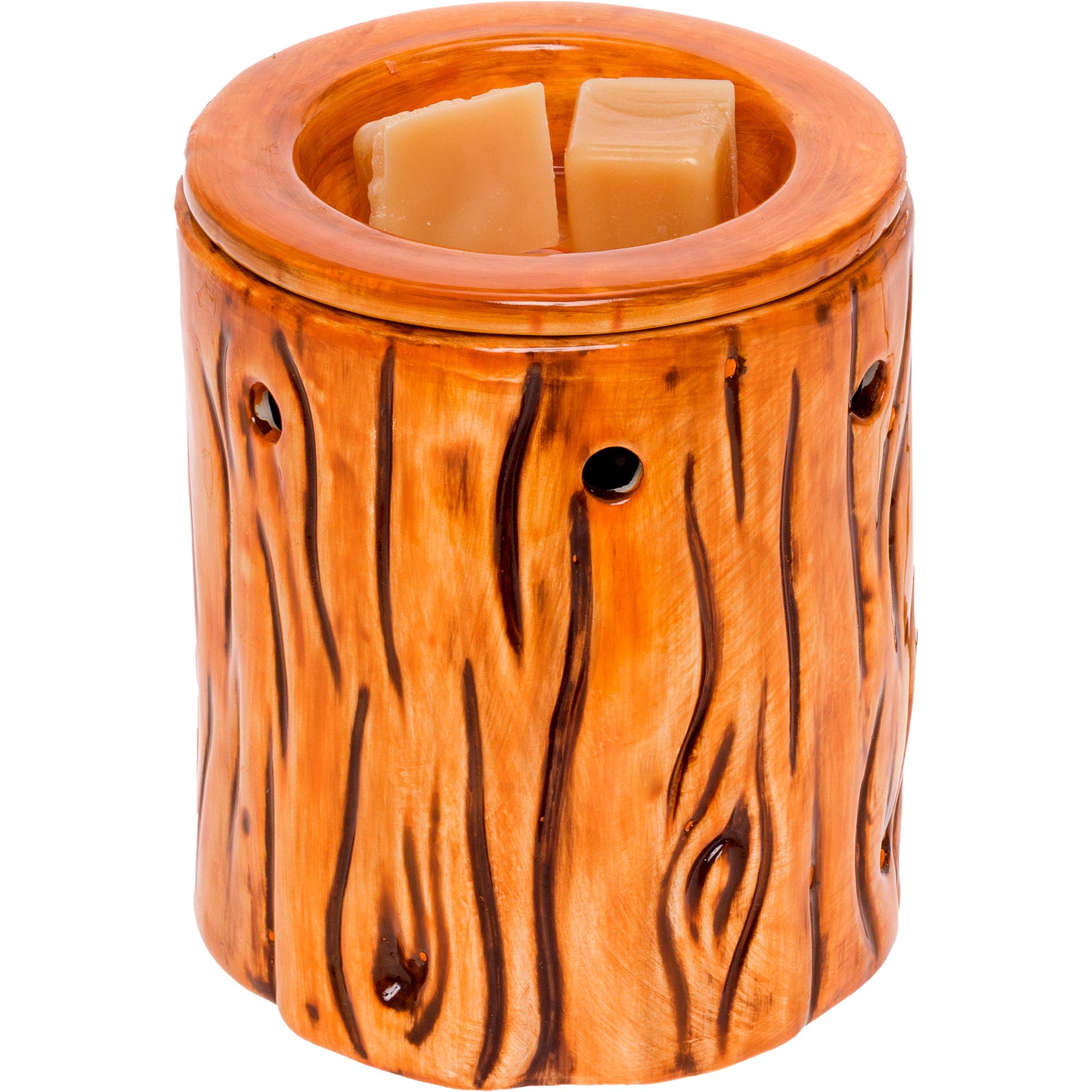 Mindful Design Wood Log Candle Warmer for Wax Melts, Tarts, Fragrance Oils  - Aromatherapy Electric Decorative Wax Burner for Scented Wax Candles -  Cute Candle Wax Melter - Walmart.com