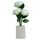 thumbnail image 1 of Luz rosa de 3 cabezales, lámpara de noche China, mesita de noche, decoración del hogar, color blanco, 1 of 9