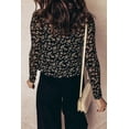 thumbnail image 2 of Women's Black Floral Print Mesh Tank & Cardigan Set – Stylish Layering for Night Out | XL, 2 of 9