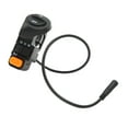 thumbnail image 1 of Wekity Bike Handlebar Switch, Electric Bike Light Switch Handlebar Mount Waterproof ABS Easy Installation Bike Turn Light Switch for Electric Scooter-0621, 1 of 5