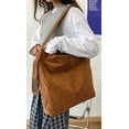 thumbnail image 3 of CoCopeaunts Corduroy Tote Bags Womens Large Satchel Bag Handbag Big Hobo Bag Teen Girl Casual Crossbody Purse Handbags Stylish Totes, 3 of 7
