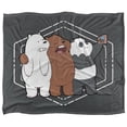 thumbnail image 2 of We Bare Bears Selfie Officially Licensed Silky Touch Super Soft Throw Blanket 50' x 60', 2 of 6