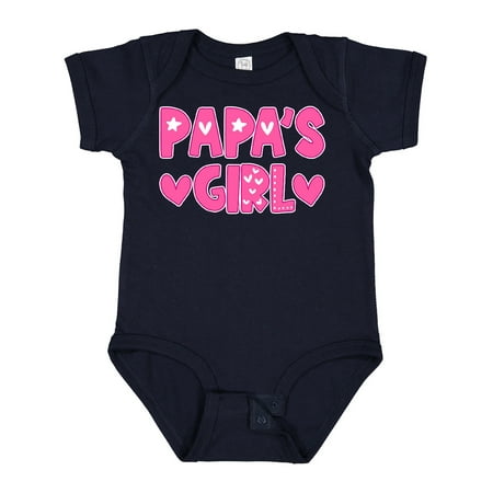 

Inktastic Papa s Girl Gift Gift Baby Girl Bodysuit