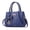 Blue, variant on Handbags for Women Shoulder Tote Bags Top Handle Satchel Leather Casual Purse for Work Travel Red