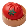 thumbnail image 2 of Stress Relief Fidget Toy Silicone Bun Squishy Bao Bun Stress Ball Slow Rising Sensory Toy Anxiety Relief Desk Toy for Office Home Study Travel Focus Relaxation Portable Gift Collectible, 2 of 7