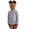 thumbnail image 4 of Modern Moments by Gerber Baby and Toddler Girl Rash Guard with Ruffles, Sizes 0/3M-5T, 4 of 13