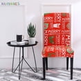 thumbnail image 2 of BadPiggies 4PCS Stretch Removable Washable Dining Room Chair Protector Slipcovers Christmas Decoration/Home Decor Dining Room Seat Covers, 2 of 9