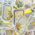 thumbnail image 4 of Wrapables Decorative Scrapbooking Washi Stickers for Stationery 60pcs, Gold Foil 6 Idyllic Notes, 4 of 5