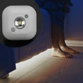 thumbnail image 4 of Mini luz LED inalámbrica con sensor de movimiento infrarrojo, luz nocturna con pilas, lámpara para armario, color blanco, 4 of 11