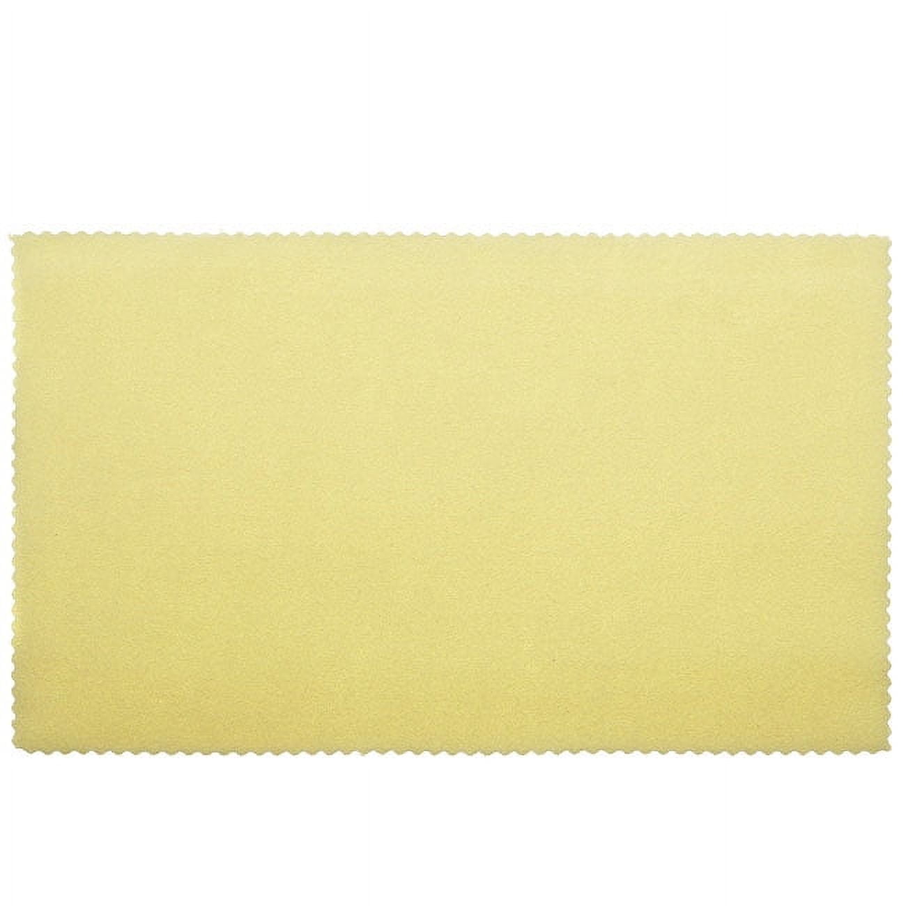 Sunshine 5in x 8in No-Scratch Polishing Cloth for Gold Silver Brass Copper Mirrors and Glass QJT4881