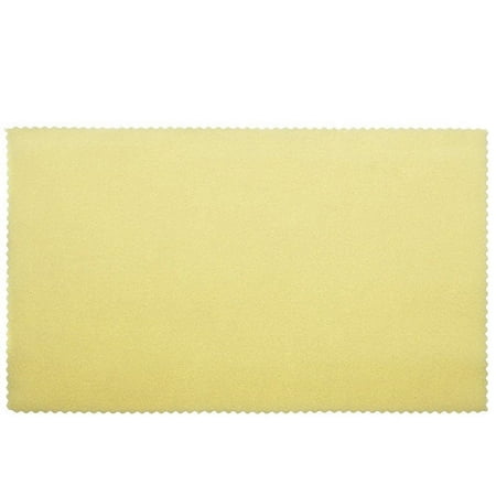 Sunshine 5in x 8in No-Scratch Polishing Cloth for Gold Silver Brass Copper Mirrors and Glass QJT4881