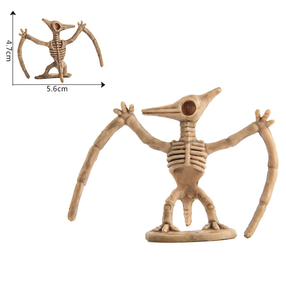 12Pcs Plastic Dinosaur Skeleton Simulation Dinosaurs Model Figures Toys Gift 