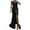 Black, variant on Women Full Slip for Under Dresses Adjustable Spaghetti Strap Sleeveless Dress Women's Slip Long Dress(Green,M)