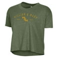 thumbnail image 2 of Women's Alternative Apparel  Green William & Mary Tribe Retro Jersey Headliner Cropped T-Shirt, 2 of 3