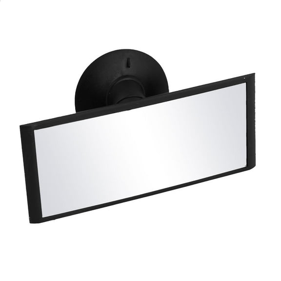 Unique Bargains Flat Wide Angle Suction Cup Mounted Blind Spot Rearmirror for Auto