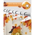 thumbnail image 4 of Fall Funny Scarecrow Pumpkin Retro Linen Texture Shower Curtain Set ，Waterproof Fabric Shower Curtains Shower Curtains for Bathroom,Bathroom Decor 72"x78", 4 of 7