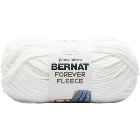 Bernat Forever Fleece Yarn-White Noise