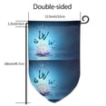 thumbnail image 7 of Wukai Butterflies And Waterlily In Water Print Garden Flag 12.5x18 Inch Double Sided Sun-resistant Rain-resistant, Wrinkle-resistant Colorfast(Only Flag), 7 of 7