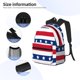 thumbnail image 3 of Easygdp American Patriotic Stars And Stripes Mochila Casual para Portátil, Mochila para Escuela, Viajes, Negocios, 3 of 6