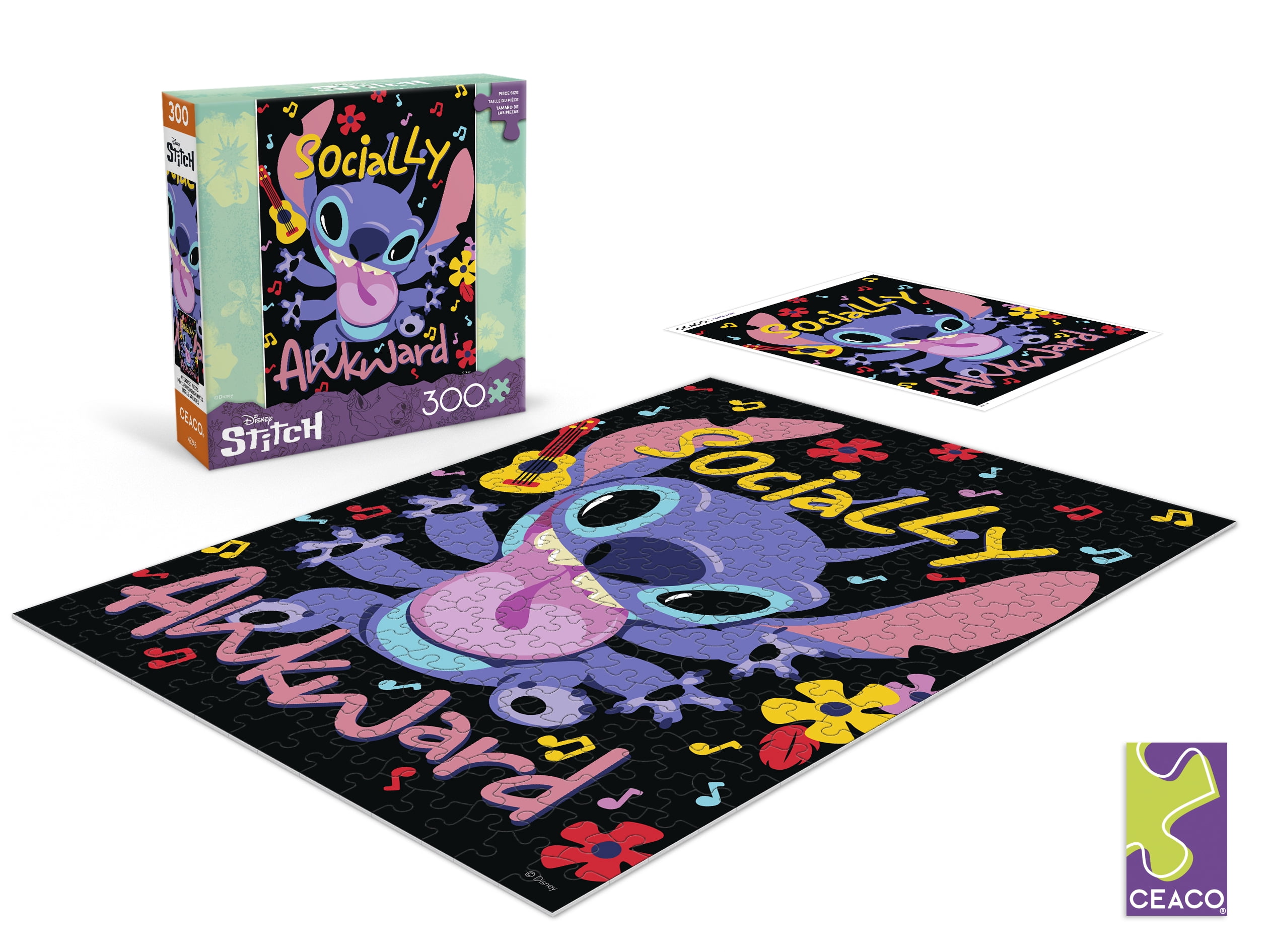 Ceaco 300 Piece Stitch Socially Awkward Interlocking Jigsaw Puzzle