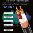 thumbnail image 4 of Cables XLR BGBGKK, paquete de 6 pies, macho a hembra, chapados en oro, 4 of 8