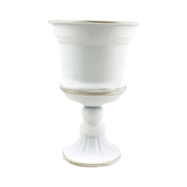 Florero de metal Florero de pequeño Candelabro decorativo para casa de campo Decoración decorativa para el hogar Decoración del festival Sala blanco Sunnimix florero decorativo