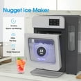 thumbnail image 4 of VECYS Nugget Ice Maker W/ Side Water Tank, 33LBS/Day Self-Cleaning, Grey, 4 of 8