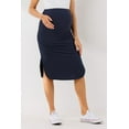 thumbnail image 2 of Ruched Maternity Terry Knit Skirt, 2 of 3