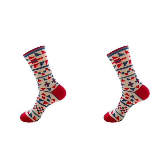XIYNBAOK 2 Pairs Socks for Women Crew Novelty Fun Socks for Men Women Cozy Cotton Dress Socks with Colorful Designs Cool Casual Wacky Patterned Table Tennis Home Sports Casual Socks