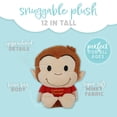 thumbnail image 3 of Peluche Infantil de Curious George Preferido por Niños de 30 cm, 3 of 6