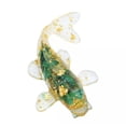 thumbnail image 6 of EOEMY Natural Green Aventurine Quartz Crystal Gravel Koi Lucky Charm Fish Resin Decor, 6 of 7