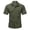 37#Army Green, variant on Men's Fishing Hiking Short Sleeve Cargo Shirts Lightweight UPF 50 Sun Protection Breathable Button Up Lapel Collar Dual Pocket Tactical Work Tops for Camping Outdoor Work