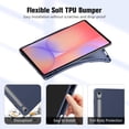 thumbnail image 2 of Procase Trifold Folio Case with TPU Back compatible with Galaxy Tab S10 Lite/ S10 FE/ S9 FE 10.9" -Navy, 2 of 7