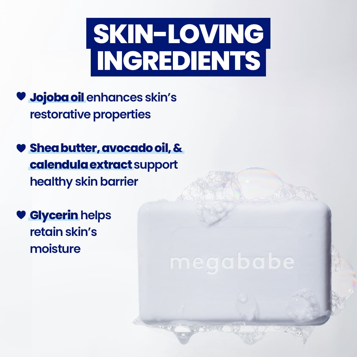 Megababe Bidet Bar, pH Balanced Feminine Cleansing Bath Soap Bar, Fragrance-Free, 4.5 oz
