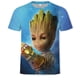 thumbnail image 2 of 2020 película camiseta Nette Stil Oansatz Hohe Qualität Kurzen Ärmeln camiseta Galaxy Groot Streetwear moda Toops Für Männer Plus Größe xuanjing unisex, 2 of 2
