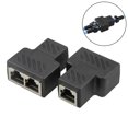 thumbnail image 3 of 1 à 2 Câbles Réseau Ethernet RJ45 Adaptateur de Fiche Répartiteur, 3 of 6