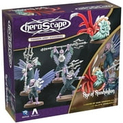 Renegade Game Studios: Heroscape - Krakenling & Gelyrie Vanguards - Army Expansion - 5 Assembled Unpainted Miniatures, 2 Army Cards, Embers Of War